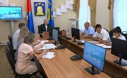 Глава администрации города Тамбова Максим Косенков провел рабочее совещание с руководителями блока городского хозяйства