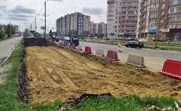 В Тамбове на ремонтируемой по нацпроекту улице Агапкина появится порядка 65 новых парковочных мест